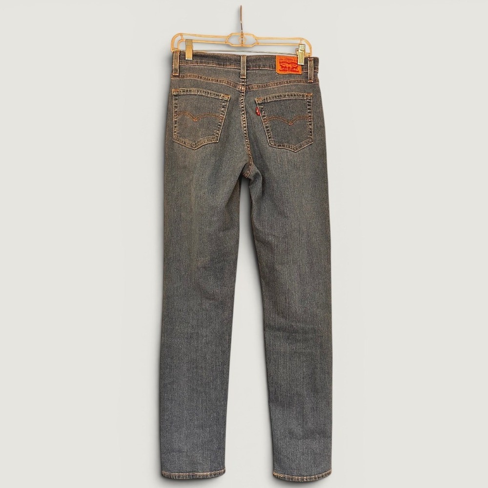 Levi's 724 High Rise Straight Leg Jeans Women's Blue Denim Size 28 - Picture 2 of 4